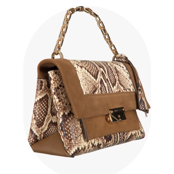 Michael Kors CECE LEATHER CHAIN SHOULDER BAG - Picture 11 of 11